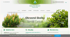 Desktop Screenshot of okrasneskolky-cerbak.cz